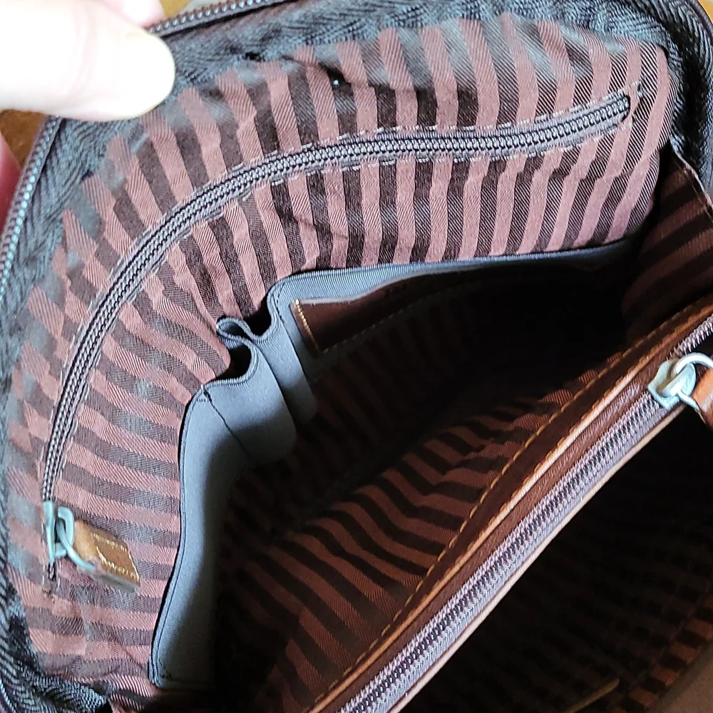 Jack Georges Voyager convertable backpack/crossbody bag,  buffalo leather Nwt